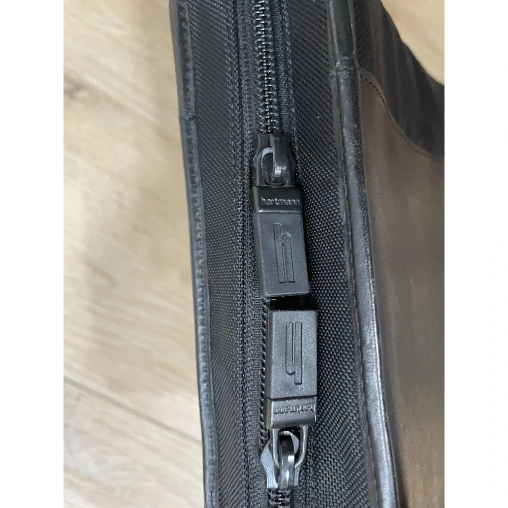 Hartmann Intensity Canvas Nylon & Leather Zippered Tech Portfolio Organizer Case